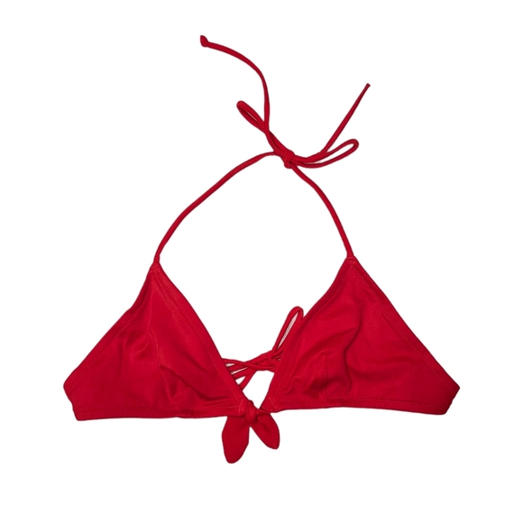 Victoria's Secret Other - Victoria's Secret Red String Bikini Top with Bow